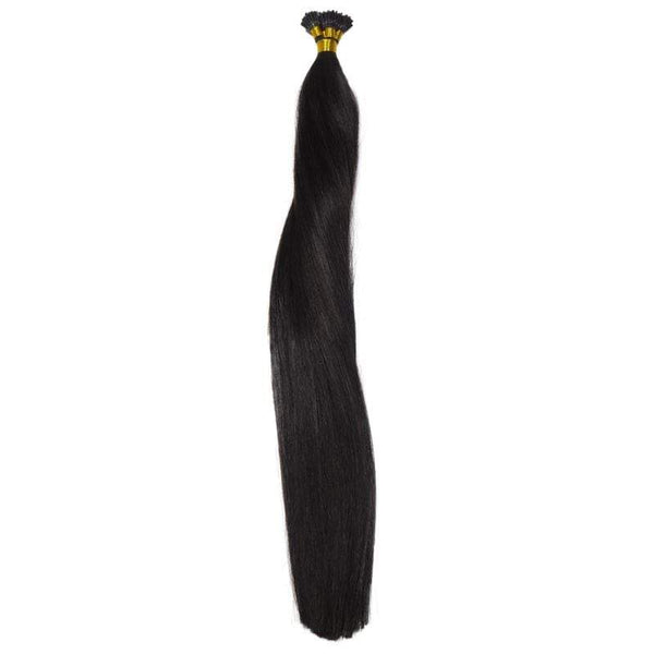 She She Lux Luxury Extensions- Natural Black I-Tip - Bushy Combs Herbal Haircare