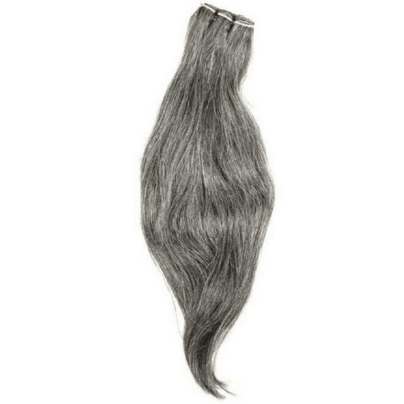 She She Lux Vietnamese Natural Gray Hair Extensions - Bushy Combs Herbal Haircare