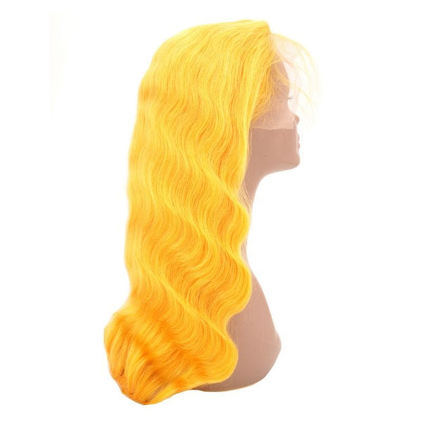 She She Lux Vibrant Yellow Lace Front Wig- "Flame"