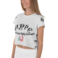 All-Over Print Crop Tee