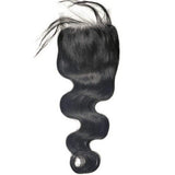 Malaysian Body Wave Bundles w/ Lace Closure, Free  2 oz Chebe Butter - Bushy Combs Herbal Haircare